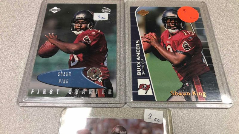 Photo 1 of NFL FOOTBALL 1999 SHAUN KING ROOKIE CARDS