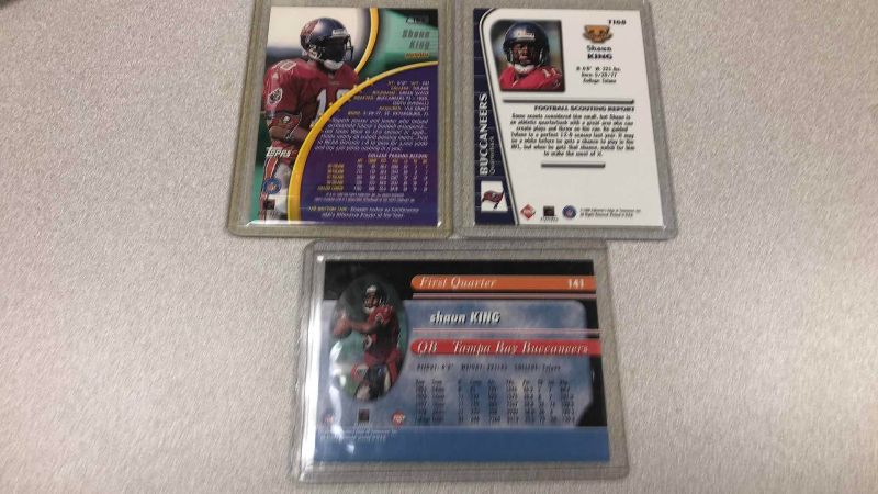 Photo 1 of NFL FOOTBALL 1999 SHAUN KING ROOKIE CARDS