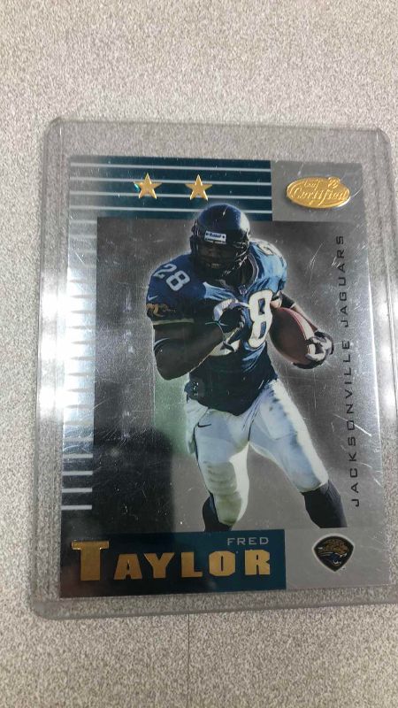 Photo 1 of 3-NFL FOOTBALL FRED TAYLOR ROOKIE CARDS