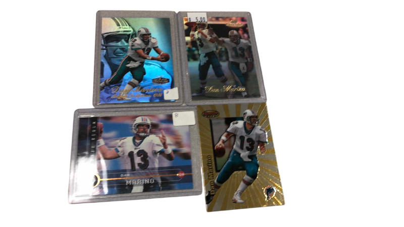 Photo 1 of 4-NFL FOOTBALL DAN MARINO CARDS