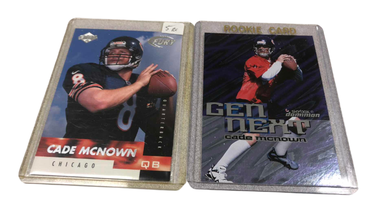 Photo 1 of 1999 NFL FOOTBALL CADE MCNOWN ROOKIE CARDS