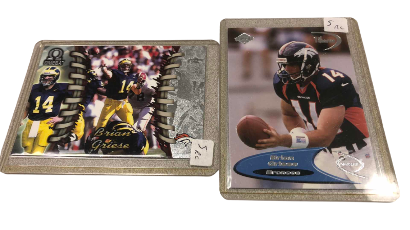 Photo 1 of NFL FOOTBALL BRIAN GRIESE ROOKIE CARDS