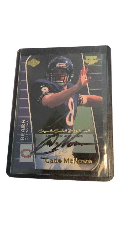 Photo 1 of 1999 NFL FOOTBALL COLLECTORS EDGE CADE MCNOWN AUTOGRAPHED CARD