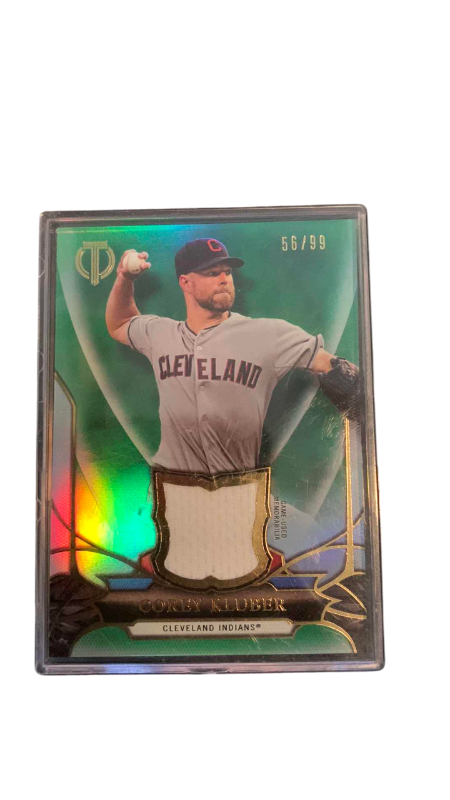 Photo 1 of 2016 MLB BASEBALL TOPPS COREY KLUBER JERSEY CARD 56/99