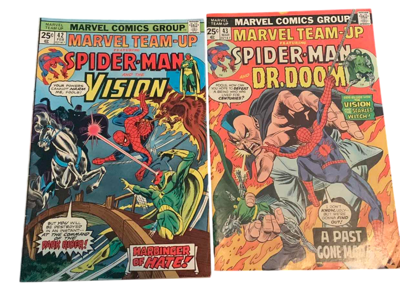 Photo 1 of MARVEL TEAM-UP SPIDER-MAN DR. DOOM AND VISION 1975 COMICS