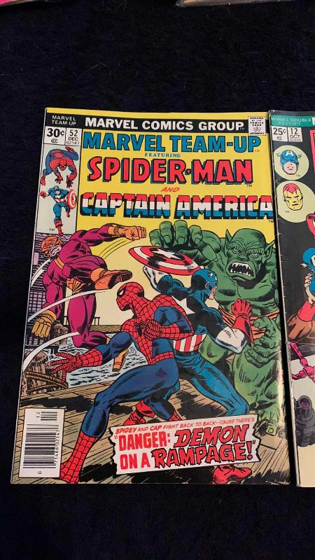 Photo 1 of MARVEL TEAM-UP AND DOUBLE FEATURE 1975 1976 COMICS