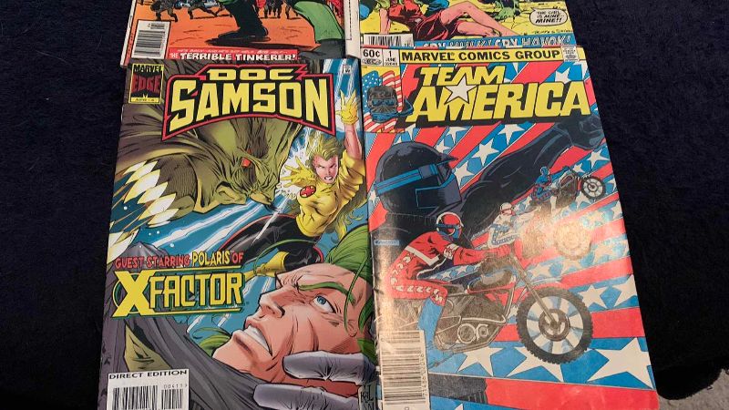 Photo 1 of MARVEL SPIDER-MAN HULK DOC SAMSON TEAM AMERICACOMICS