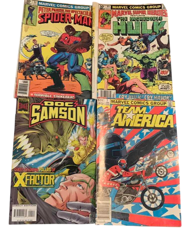 Photo 1 of MARVEL SPIDER-MAN HULK DOC SAMSON TEAM AMERICACOMICS