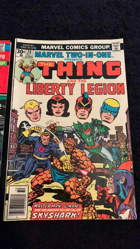 Photo 1 of MARVEL TRIPLE ACTION 27 AND TWO IN ONE 20 1976