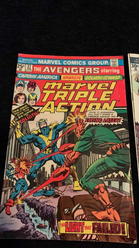 Photo 1 of MARVEL TRIPLE ACTION 27 AND TWO IN ONE 20 1976