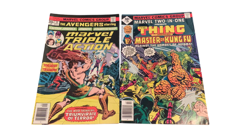 Photo 1 of MARVEL TRIPLE ACTION 31 AND TWO IN ONE 29 1976 COMIC