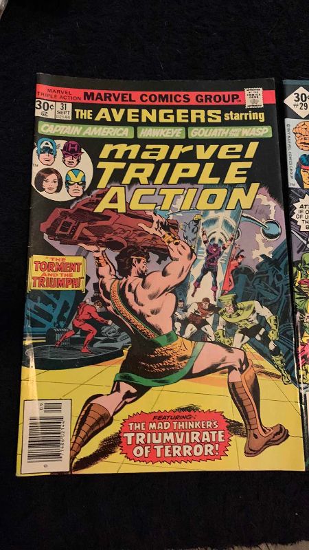 Photo 1 of MARVEL TRIPLE ACTION 31 AND TWO IN ONE 29 1976 COMIC