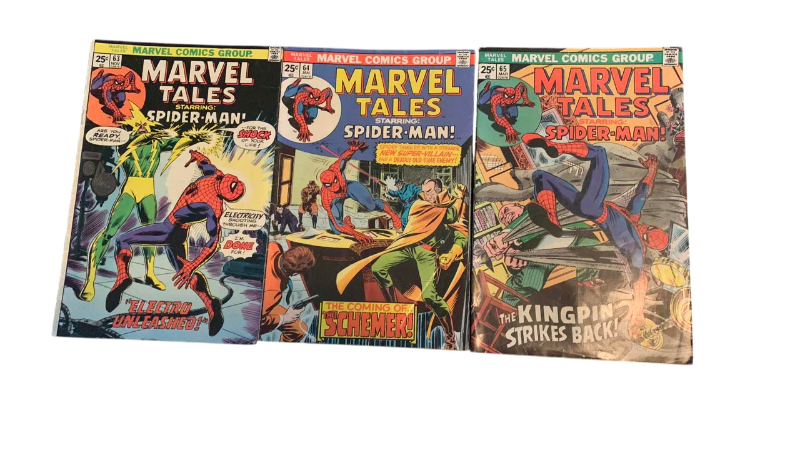 Photo 1 of MARVEL TALES SPIDER-MAN 63 64 65 COMICS