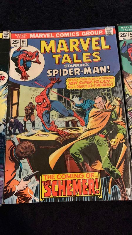 Photo 1 of MARVEL TALES SPIDER-MAN 63 64 65 COMICS