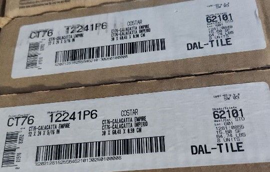 Photo 1 of 9-BOXES OF 12" X 24" WALL TILE