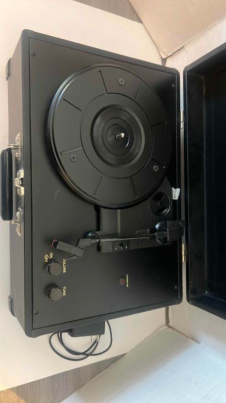 Photo 1 of PORTABLE RECORD PLAYER
