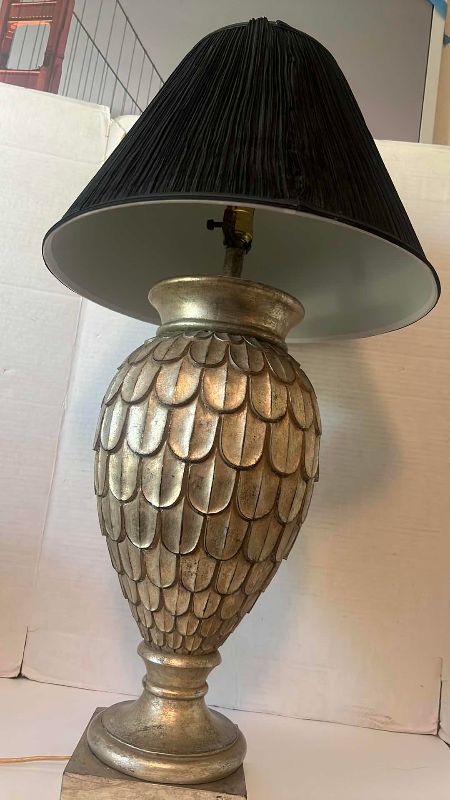 Photo 1 of LAMP BLACK AND GOLD 31”