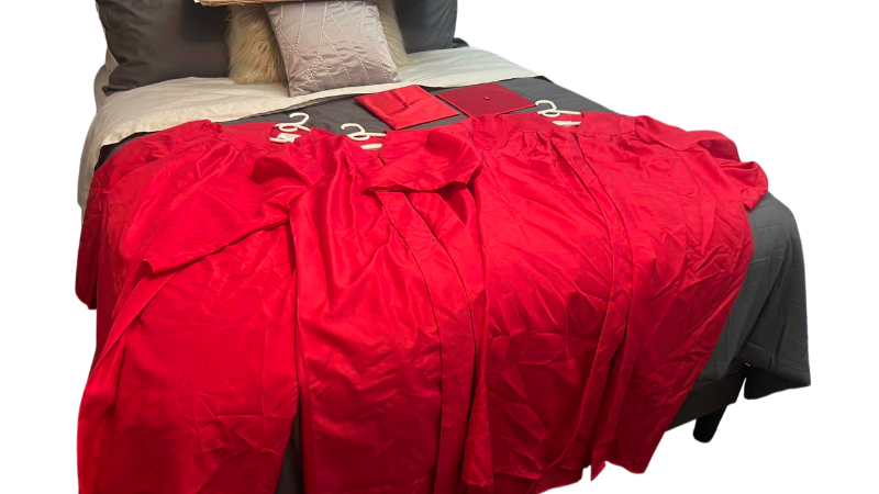 Photo 1 of 3 GRADUATION ROBES 2 CAPS SIZE 5’10” - 6’0”