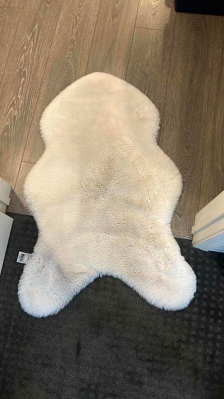 Photo 1 of 4 WHITE RUGS LARGEST 72” X 42”