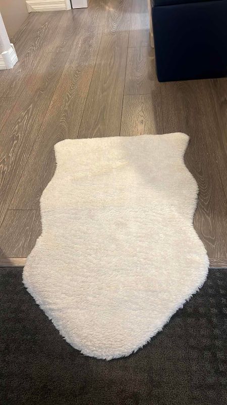 Photo 1 of 4 WHITE RUGS LARGEST 72” X 42”