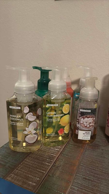 Photo 1 of NEW AND USED BATH AND BODY WORKS FRAGRANCE AND  SCENT THEORY SOAPS