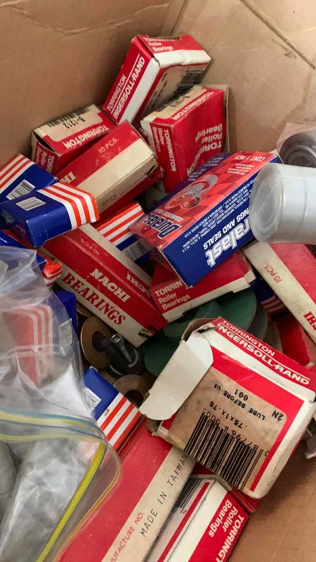 Photo 1 of BOX OF BEARINGS
