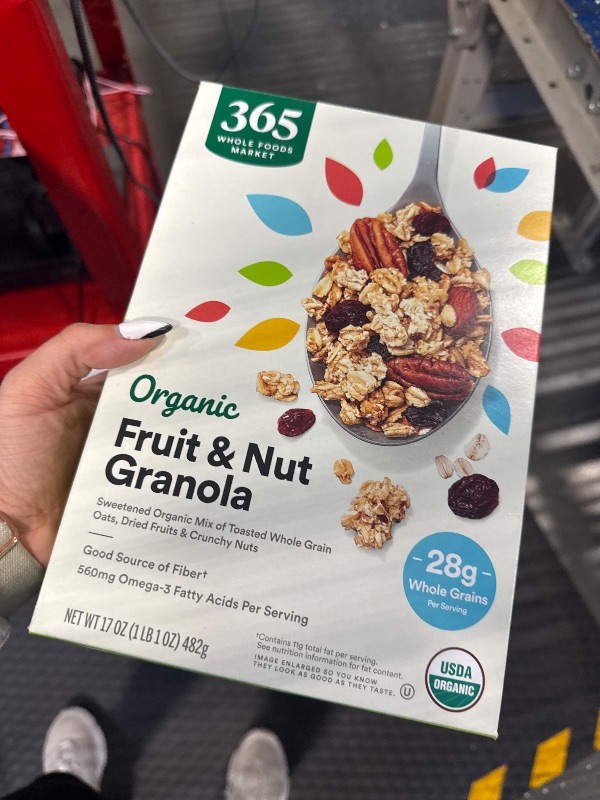 Photo 3 of 365 by Whole Foods Market, Organic Granola Fruit And Nut, 17 Ounce