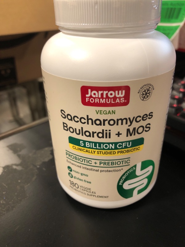 Photo 1 of 
Jarrow Formulas Saccharomyces Boulardii Probiotics + MOS 5 Billion CFU Probiotic Yeast for Intestinal Health Support, Gut Health Supplements for Women