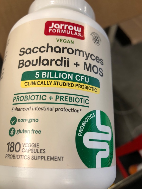 Photo 1 of 
Jarrow Formulas Saccharomyces Boulardii Probiotics + MOS 5 Billion CFU Probiotic Yeast for Intestinal Health Support, Gut Health Supplements for Women