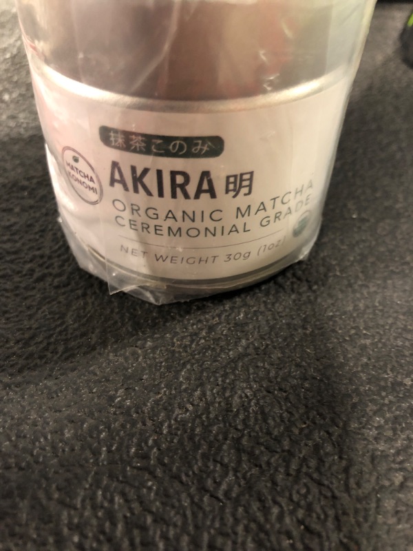 Photo 1 of Akira Matcha 30g - Organic Premium Ceremonial Japanese Matcha Green Tea Powder - First Harvest - Zero Sugar - USDA and JAS Certified