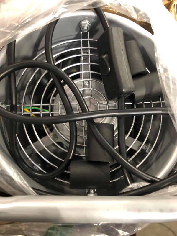 Photo 1 of 
Utility Blower,8 Inch Exhaust Fan,2500R/MIN High Velocity Portable Ventilator,Air Extractor Fan with 16 Ft / 5m Duct Hose for Paint Booth