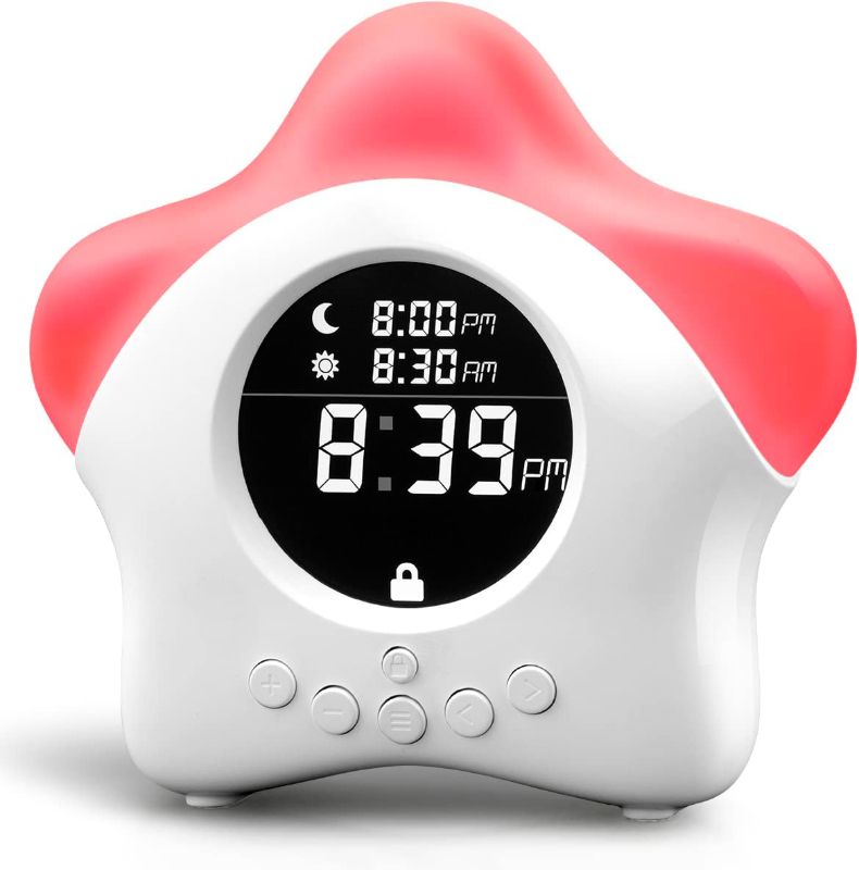 Photo 2 of 
Stay-in-Bed Clock for Kids - Toddler Sleep Training Clock, Night Light & Alarm Clock