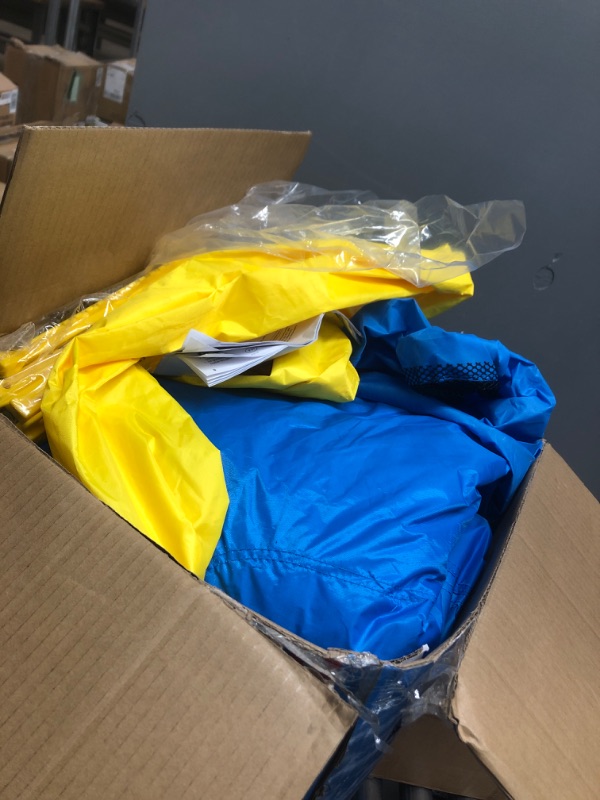 Photo 1 of **iNCOMPLETE**
Little Tikes Jump 'n Slide Bouncer - Inflatable Jumper Bounce House Plus Heavy Duty Blower With GFCI, Stakes, Repair Patches, And Storage Bag 106.2 Inch x 137.7 Inch x 65.7 Inch Ages 3-8 Years
