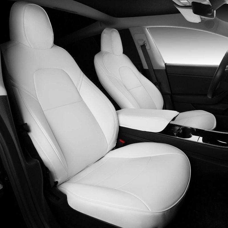 Photo 1 of **GENERAL POST**
Xipoo Seat Cover PU Leather Cover All Season Protection (White-PU)
