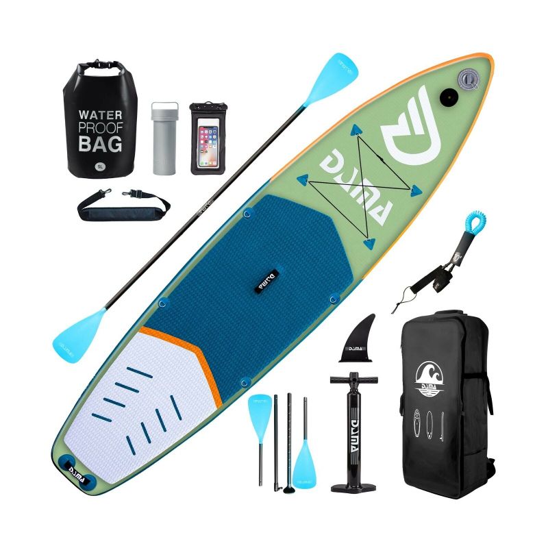 Photo 1 of **INCOMPLETE**
DAMA 11' Inflatable Stand Up Paddle Board, Yoga Board, Camera Seat, Floating Paddle, Board Carrier, Waterproof Bag, sup Paddleboard, Traveling Board for Surfing
