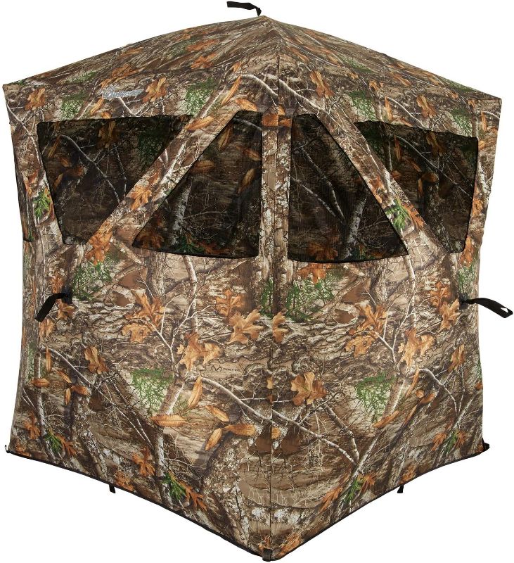 Photo 1 of **INCOMPLETE & DAMAGED**
Ameristep Care Taker Kick Out Pop-Up Ground Blind, Premium Hunting Blind
