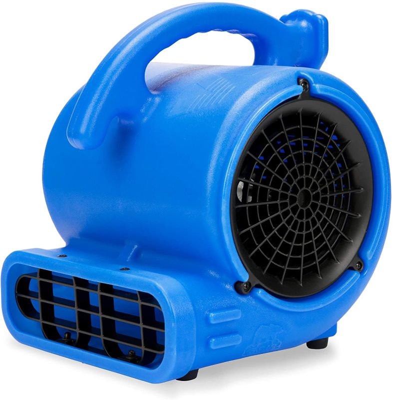 Photo 1 of 1/5 Air Mover for Water Damage Restoration Carpet Dryer Floor Blower Fan Home and Plumbing Use, Blue
