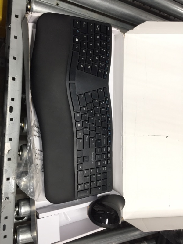 Photo 1 of Kensington Pro Fit Ergonomic Wireless Keyboard and Mouse - Black