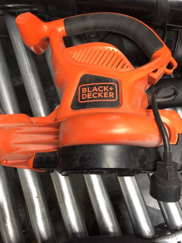 Photo 3 of BLACK+DECKER Leaf Blower & Leaf Vacuum, 3-in-1, 12-Amp, 250-MPH, 400-CFM (BV6000)