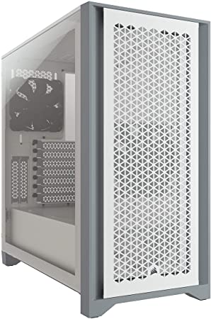 Photo 1 of Corsair 4000D Airflow Tempered Glass Mid-Tower ATX PC Case - White
