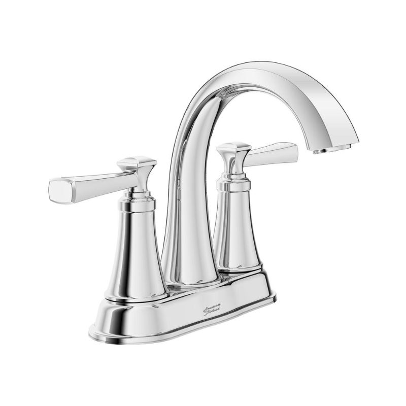 Photo 1 of American Standard Rumson 4 in. Centerset 2-Handle Bathroom Faucet in Polished Chrome
