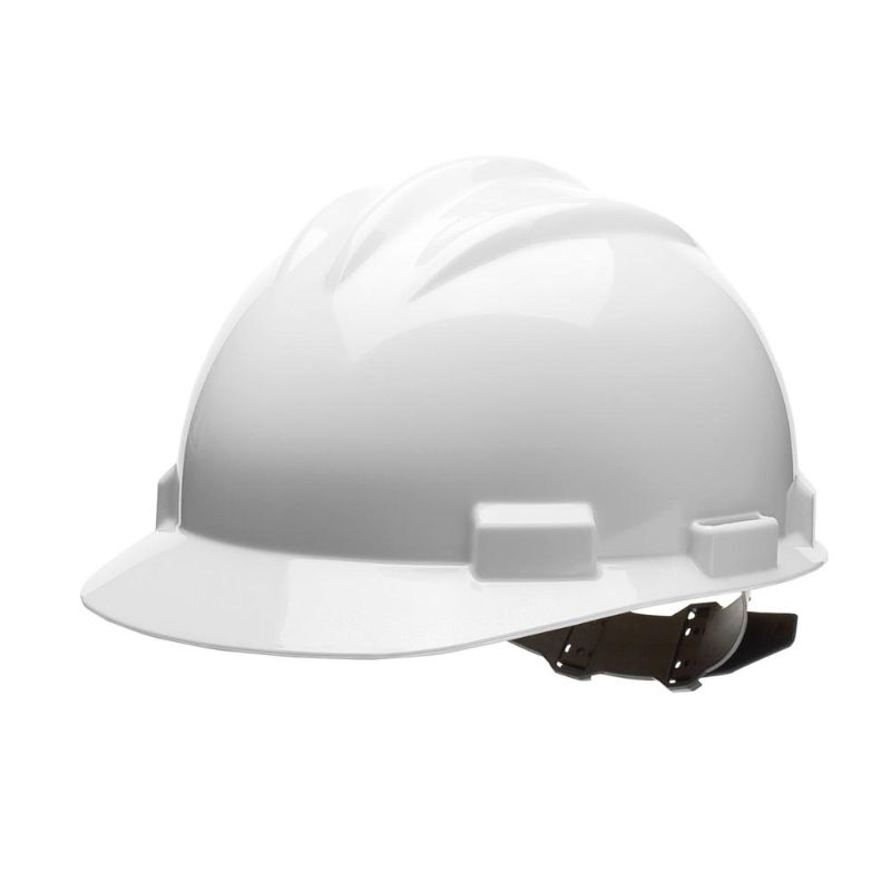 Photo 1 of 3-Bullard White 4-Point Pinlock Suspension Cap Style Hard Hat
