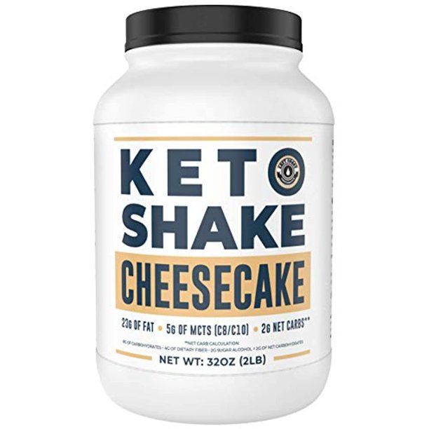 Photo 1 of *exp 3/23* Cheesecake Keto Meal Replacement Shake [2lbs] - Low Carb Keto Protein Powder Shake Mix, High Fat Protein Shake with MCTs, Collagen Peptides and Real USA Cream Cheese
