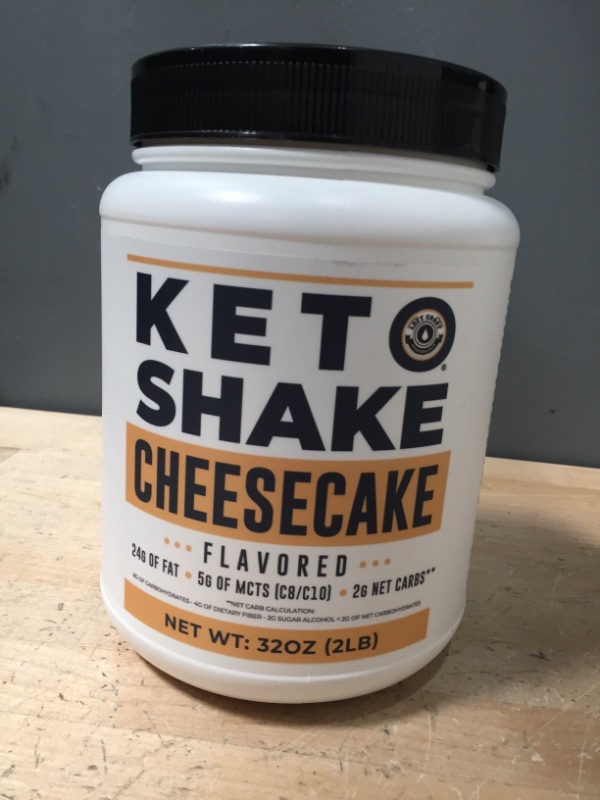 Photo 2 of *exp 3/23* Cheesecake Keto Meal Replacement Shake [2lbs] - Low Carb Keto Protein Powder Shake Mix, High Fat Protein Shake with MCTs, Collagen Peptides and Real USA Cream Cheese
