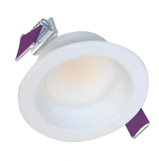 Photo 1 of 
Halo
LCR2 2 in. Soft White Selectable CCT Integrated LED Recessed Light with Surface Mount White Trim Retrofit Module