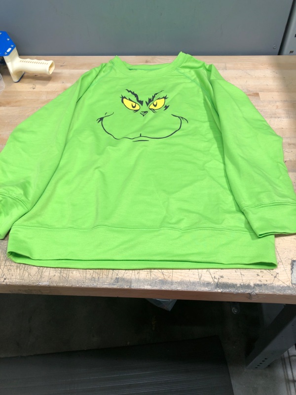 Photo 1 of ADULT LONG SLEEVE GRINCH SHIRT UNISEX
SIZE M