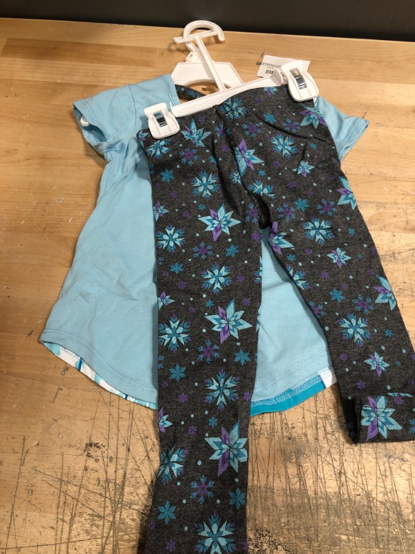 Photo 2 of 2 PC SET DISNEY TODDLES SHIRT AND LEGGINS 
SIZE 3T