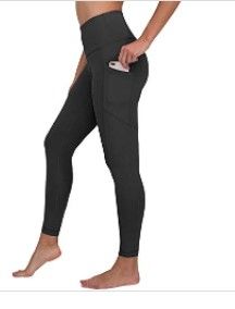 Photo 1 of 90 Degree by Reflex PW74542 Womens Performance Activewear Power Flex Yoga Pants Black Leggings
size s