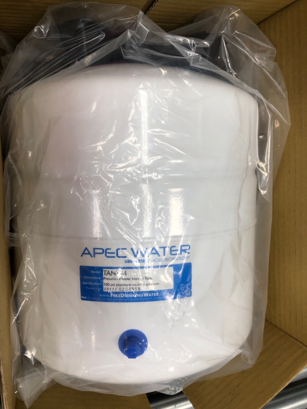 Photo 4 of **MISSING PARTS** APEC Water Systems ROES-50 Essence Series Top Tier 5-Stage Certified Ultra Safe Reverse Osmosis Drinking Water Filter System
