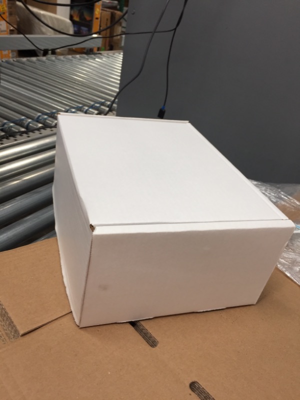 Photo 2 of  12x9x5 inch Shipping Boxes 50 Pack, White Corrugated Cardboard Mailer Boxes, Medium Mailing Boxes for Packaging Small Business 
